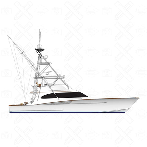 Boat Line Drawing (Design) – Boat Line Drawings