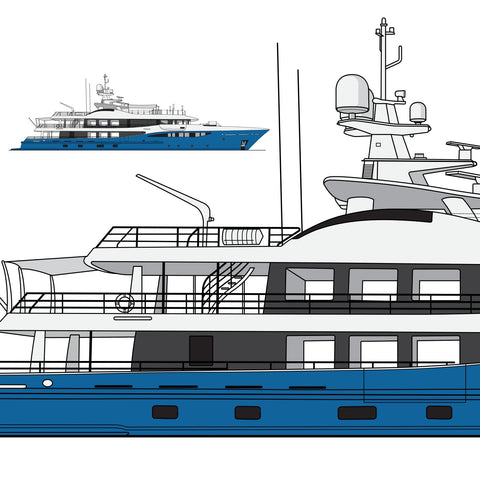 Boat Line Drawing (Design) – Boat Line Drawings