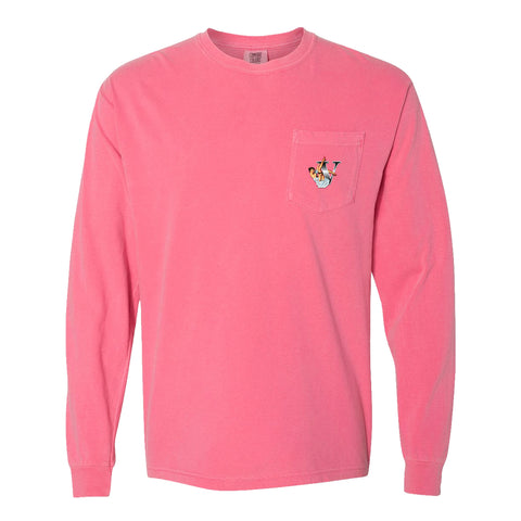 Comfort Colors Cotton Long Sleeve Pocket Shirt